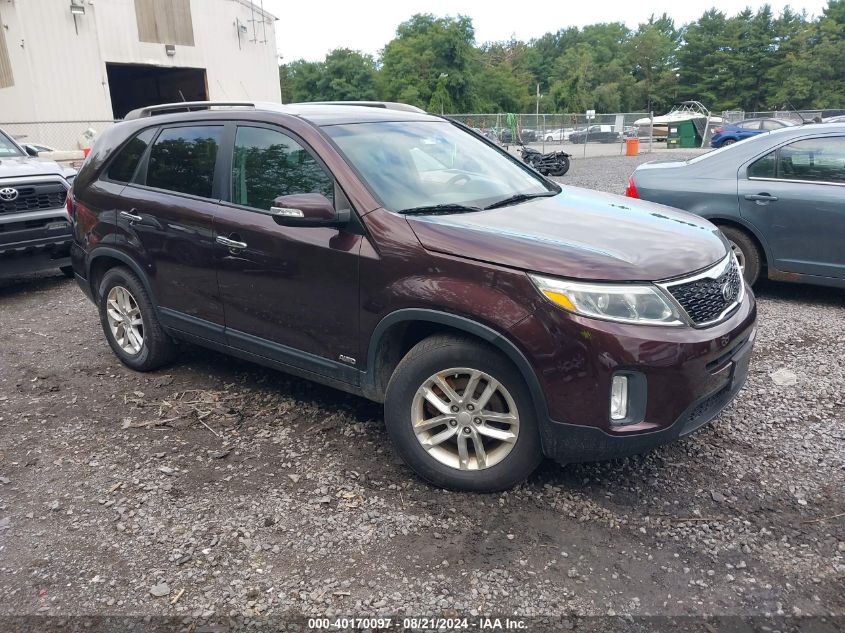 2015 Kia Sorento Lx V6 VIN: 5XYKTDA73FG594508 Lot: 40170097