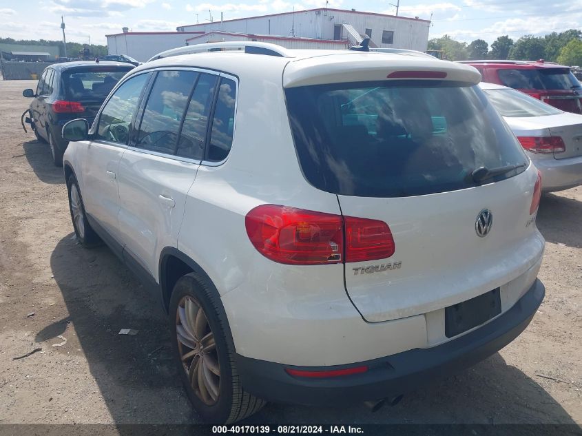 2012 Volkswagen Tiguan Se VIN: WVGAV7AXXCW526112 Lot: 40170139