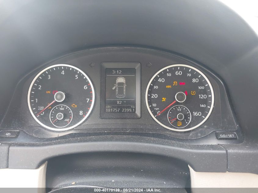 2012 Volkswagen Tiguan Se VIN: WVGAV7AXXCW526112 Lot: 40170139