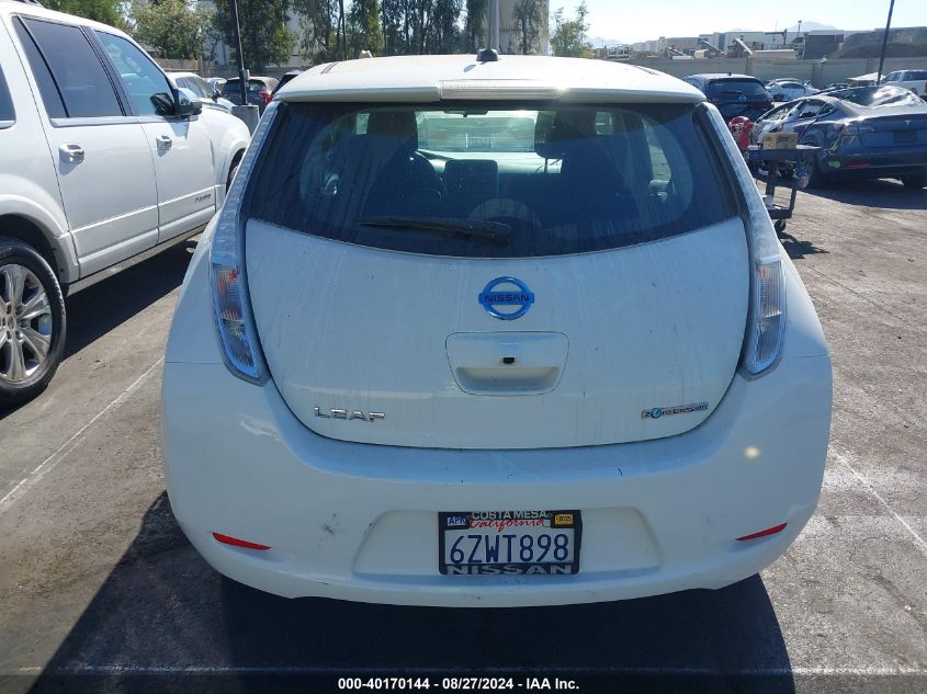 2013 Nissan Leaf S VIN: 1N4AZ0CPXDC405733 Lot: 40170144