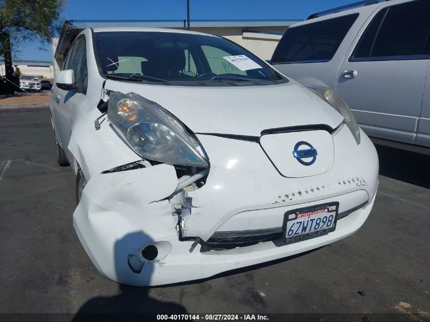 2013 Nissan Leaf S VIN: 1N4AZ0CPXDC405733 Lot: 40170144