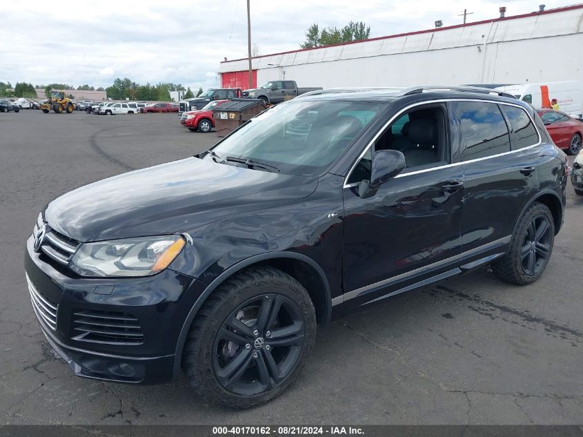 2014 Volkswagen Touareg Tdi R-Line VIN: WVGDP9BP9ED001400 Lot: 40170162