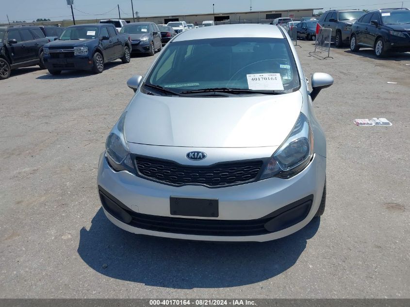 2015 Kia Rio Lx VIN: KNADM4A31F6460017 Lot: 40170164