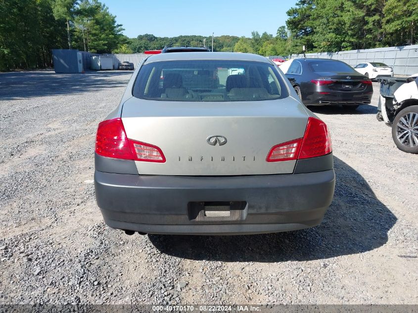 2003 Infiniti G35 Luxury Leather VIN: JNKCV51E53M314583 Lot: 40170170