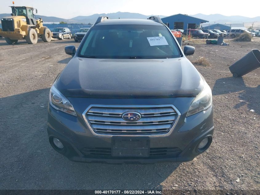 2017 Subaru Outback 2.5I Premium VIN: 4S4BSADC4H3250635 Lot: 40170177