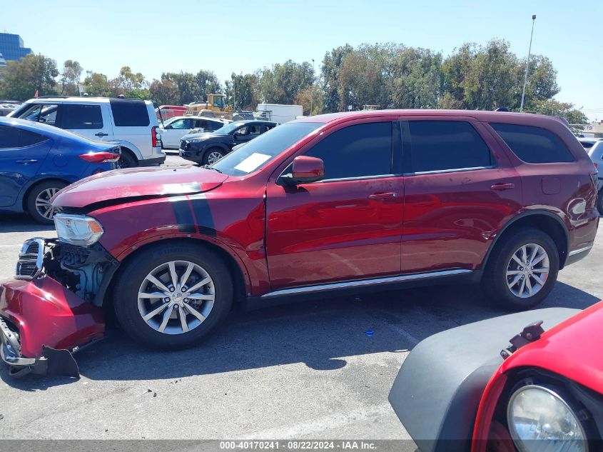 2018 Dodge Durango Sxt Rwd VIN: 1C4RDHAG4JC474037 Lot: 40170241