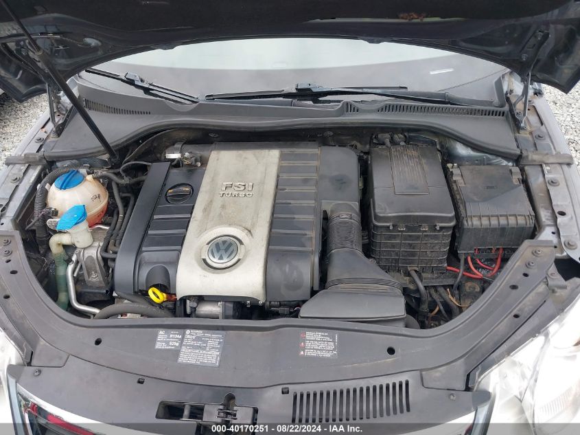 2008 Volkswagen Eos Lux VIN: WVWFA71F78V013006 Lot: 40170251