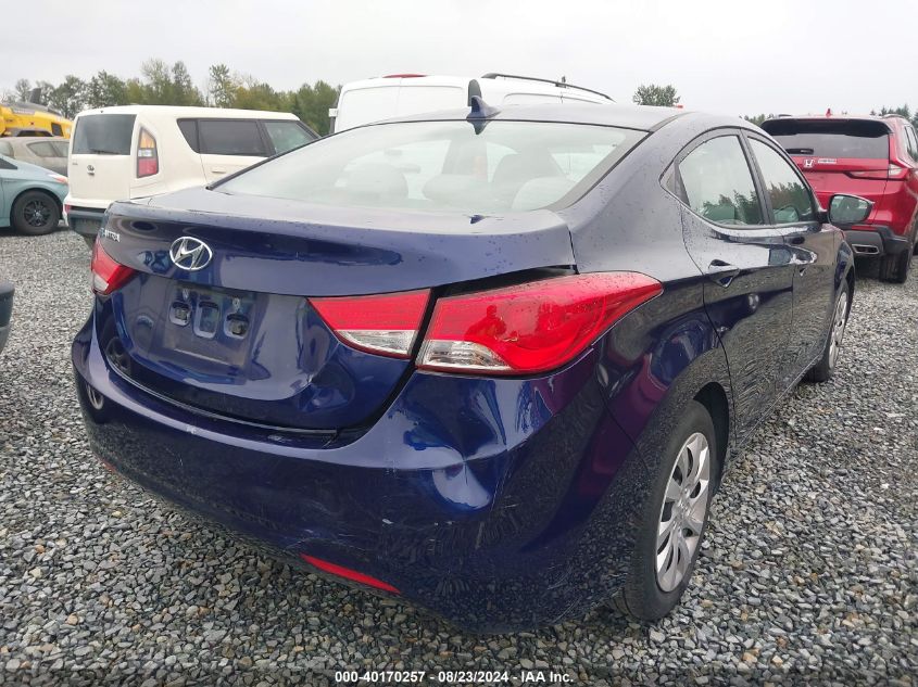 2011 Hyundai Elantra Gls VIN: 5NPDH4AE2BH027329 Lot: 40170257