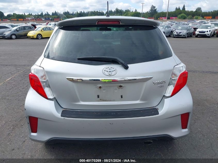 2013 Toyota Yaris Se VIN: JTDKTUD33DD563294 Lot: 40170269