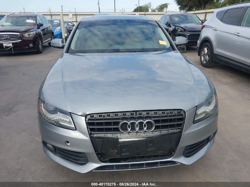 2010 Audi A4 2.0T Premium VIN: WAUEFAFL7AN031565 Lot: 40170275