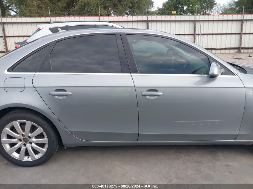 2010 Audi A4 2.0T Premium VIN: WAUEFAFL7AN031565 Lot: 40170275