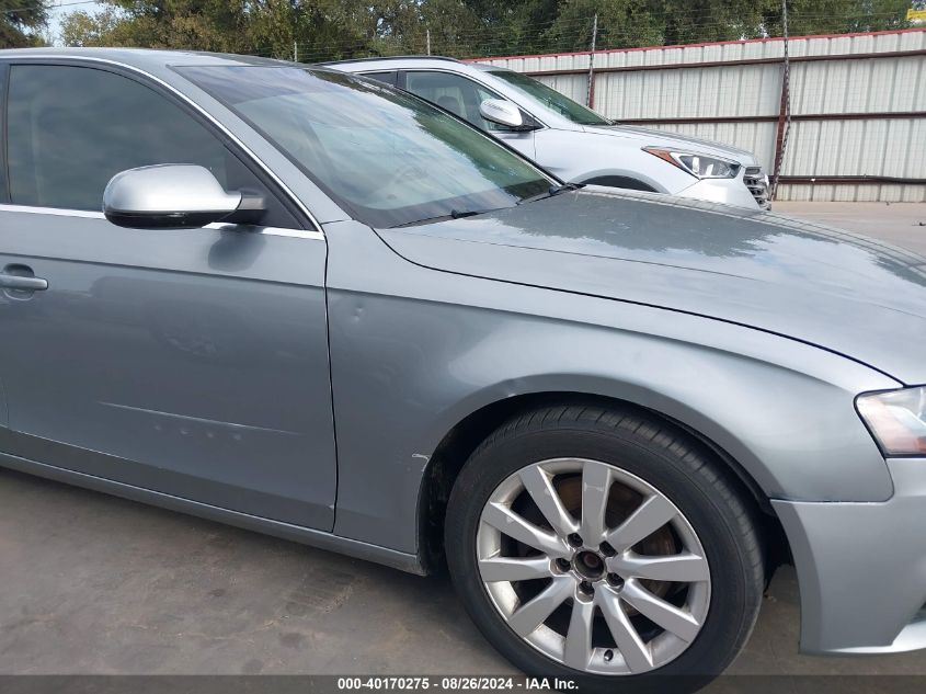 2010 Audi A4 2.0T Premium VIN: WAUEFAFL7AN031565 Lot: 40170275