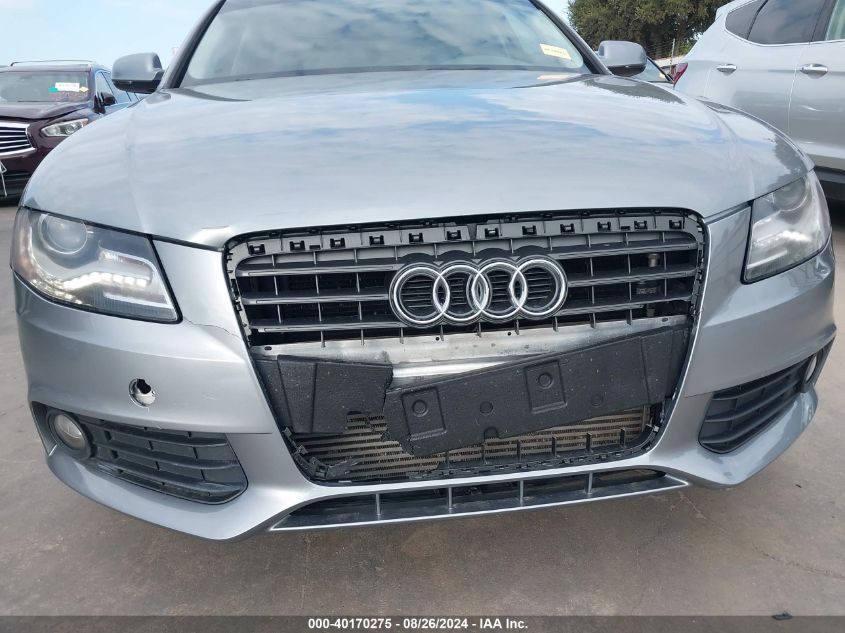 2010 Audi A4 2.0T Premium VIN: WAUEFAFL7AN031565 Lot: 40170275