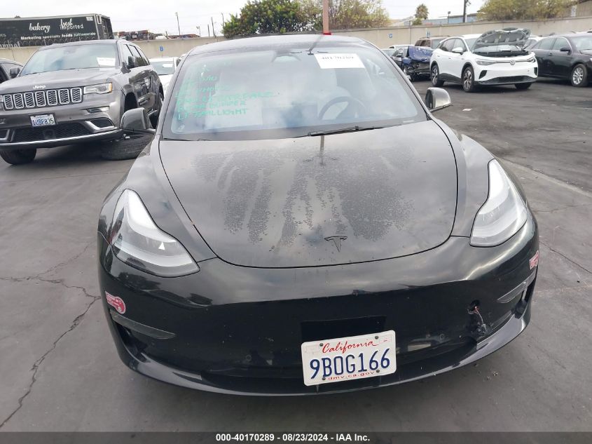 2022 Tesla Model 3 Performance Dual Motor All-Wheel Drive VIN: 5YJ3E1EC7NF260668 Lot: 40170289