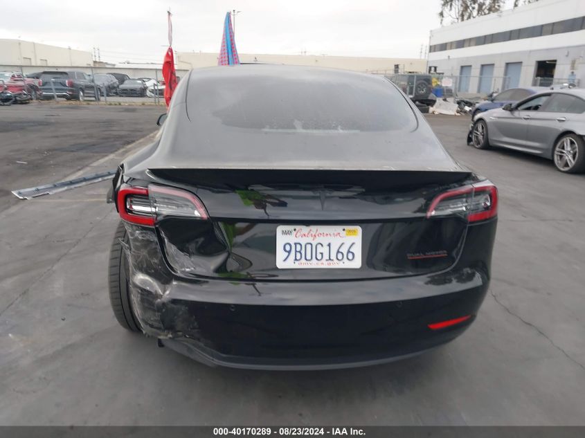 2022 Tesla Model 3 Performance Dual Motor All-Wheel Drive VIN: 5YJ3E1EC7NF260668 Lot: 40170289