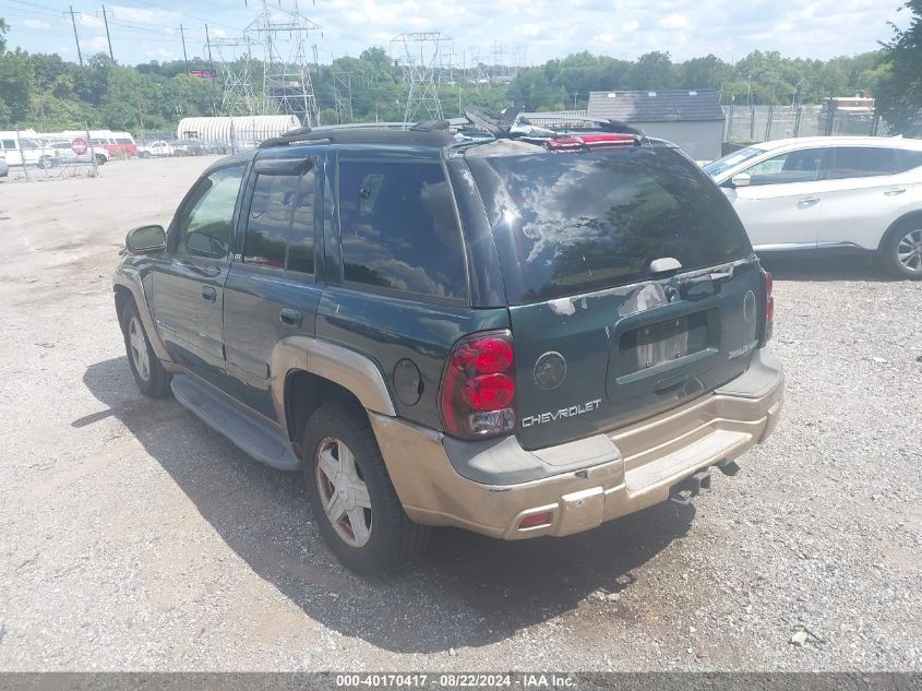 2002 Chevrolet Trailblazer Ltz VIN: 1GNDT13SX22235550 Lot: 40170417