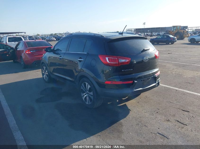 2012 Kia Sportage Ex VIN: KNDPC3A20C7213078 Lot: 40170419