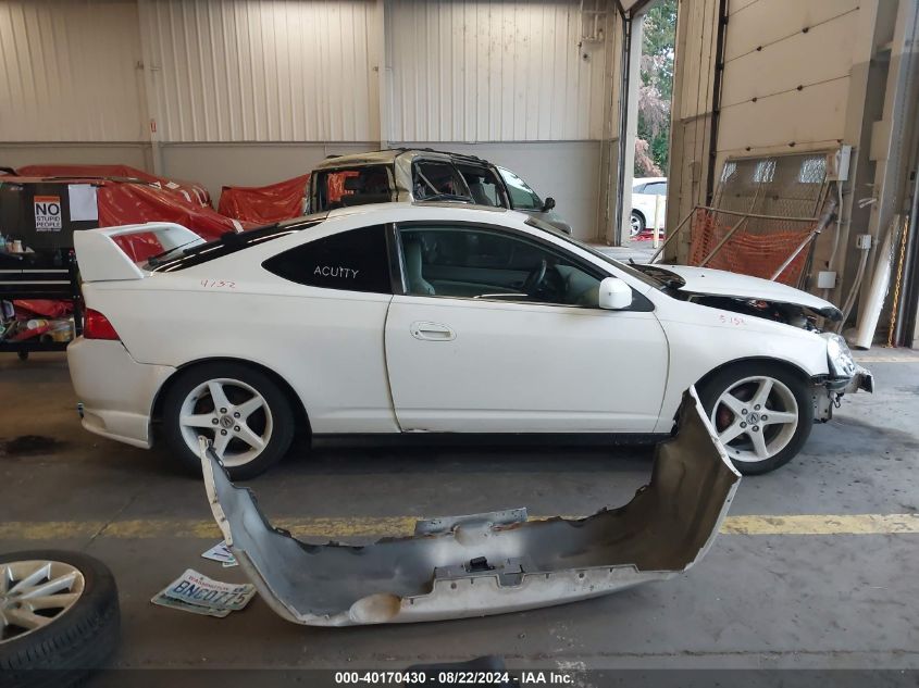 2004 Acura Rsx VIN: JH4DC54874S001225 Lot: 40170430