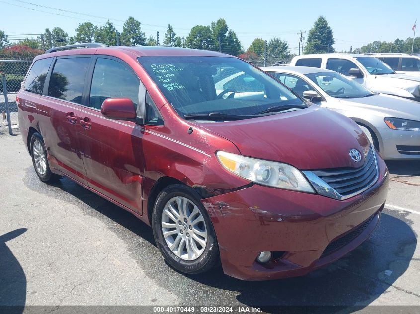 2014 Toyota Sienna Xle V6 8 Passenger VIN: 5TDYK3DC7ES411273 Lot: 40170449