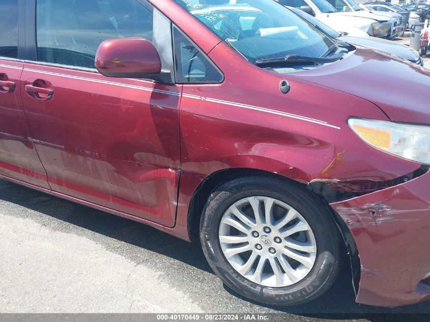 5TDYK3DC7ES411273 2014 Toyota Sienna Xle V6 8 Passenger