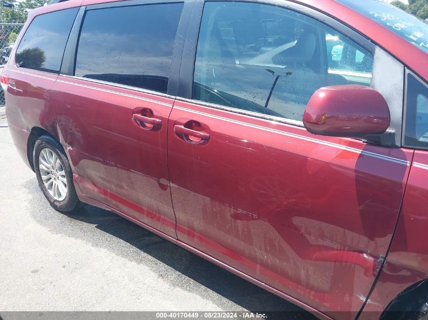 5TDYK3DC7ES411273 2014 Toyota Sienna Xle V6 8 Passenger