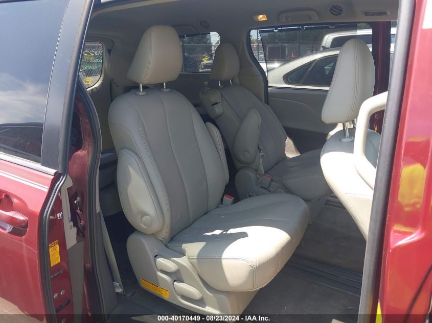 5TDYK3DC7ES411273 2014 Toyota Sienna Xle V6 8 Passenger