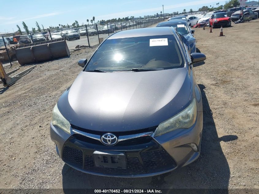 2016 Toyota Camry Se VIN: 4T1BF1FK4GU256629 Lot: 40170452