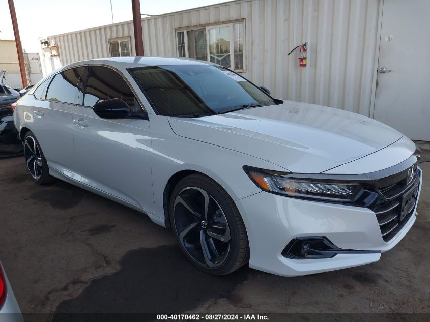 2022 Honda Accord Sport Special Edition VIN: 1HGCV1F4XNA079811 Lot: 40170462