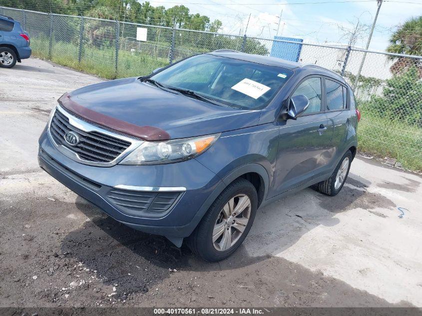 2012 Kia Sportage Lx VIN: KNDPB3A28C7225174 Lot: 40170561