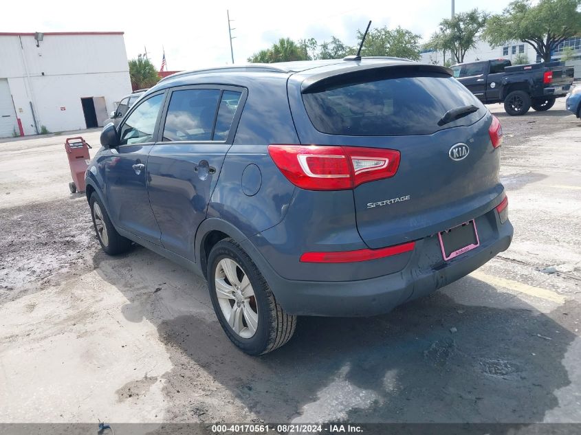 2012 Kia Sportage Lx VIN: KNDPB3A28C7225174 Lot: 40170561