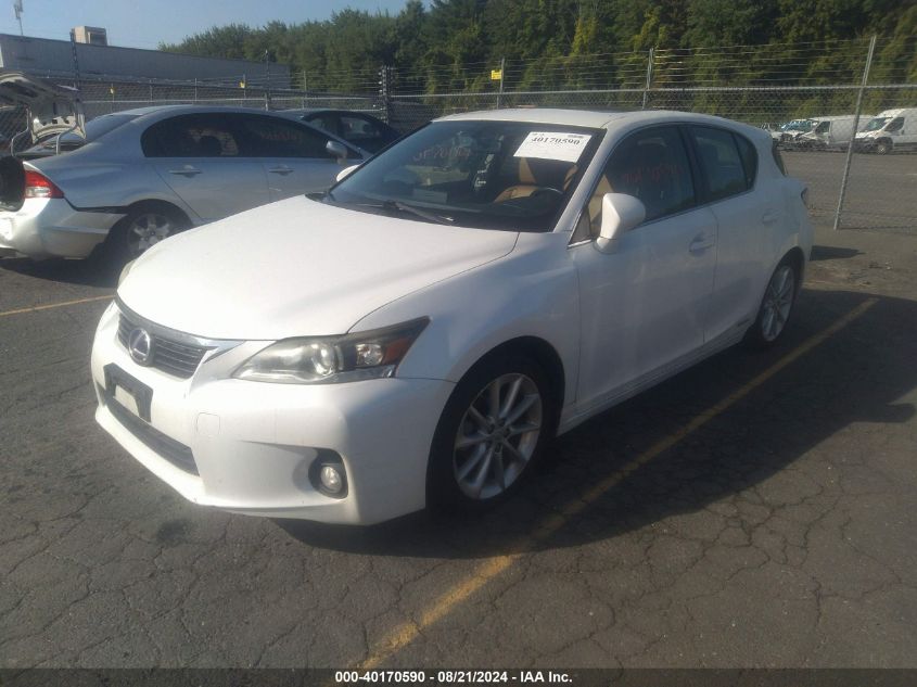 2012 Lexus Ct 200H Premium VIN: JTHKD5BH9C2090379 Lot: 40170590