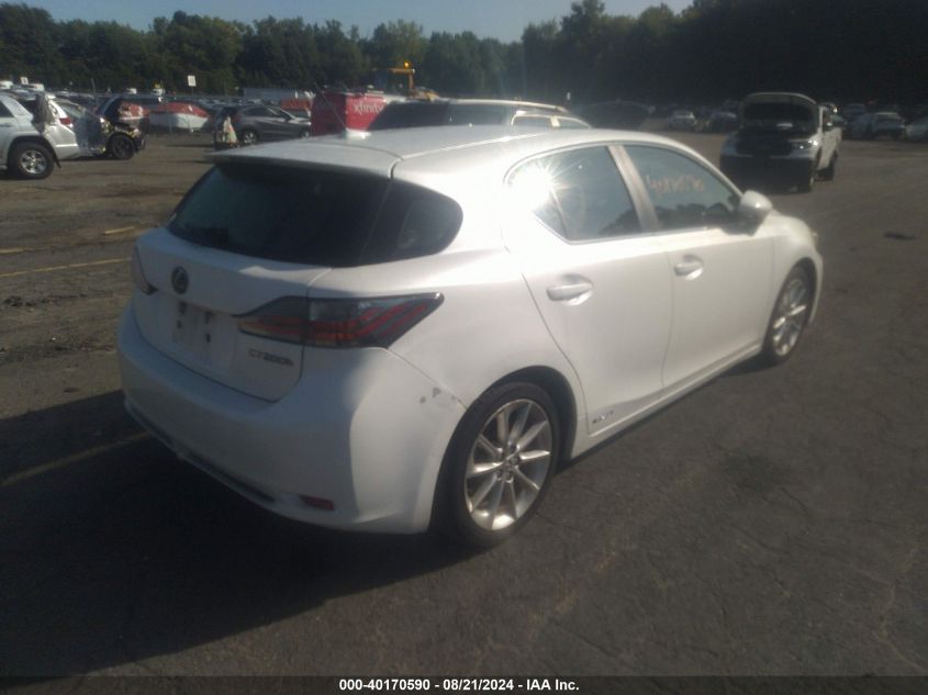 2012 Lexus Ct 200H Premium VIN: JTHKD5BH9C2090379 Lot: 40170590