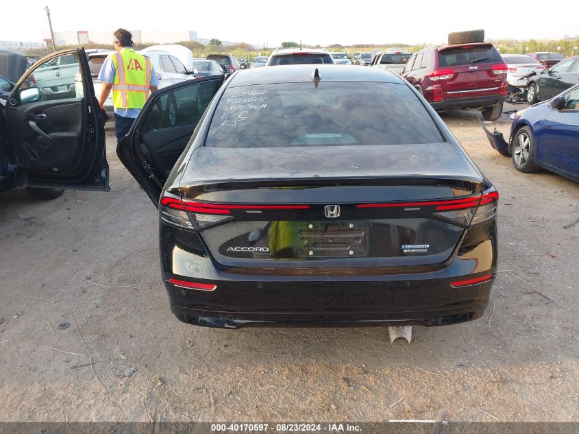 2023 Honda Accord Hybrid Touring VIN: 1HGCY2F80PA069033 Lot: 40170597