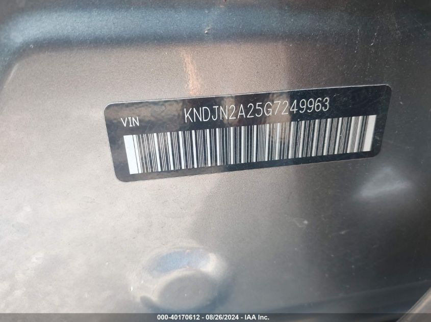 KNDJN2A25G7249963 2016 Kia Soul