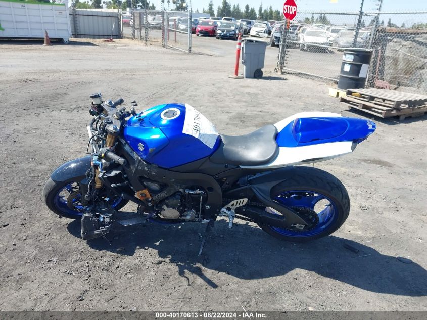 2006 Suzuki Gsx-R600 K6 VIN: JS1GN7DA262108459 Lot: 40170613