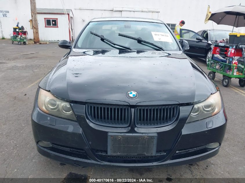 2007 BMW 335Xi VIN: WBAVD53547A007923 Lot: 40170616