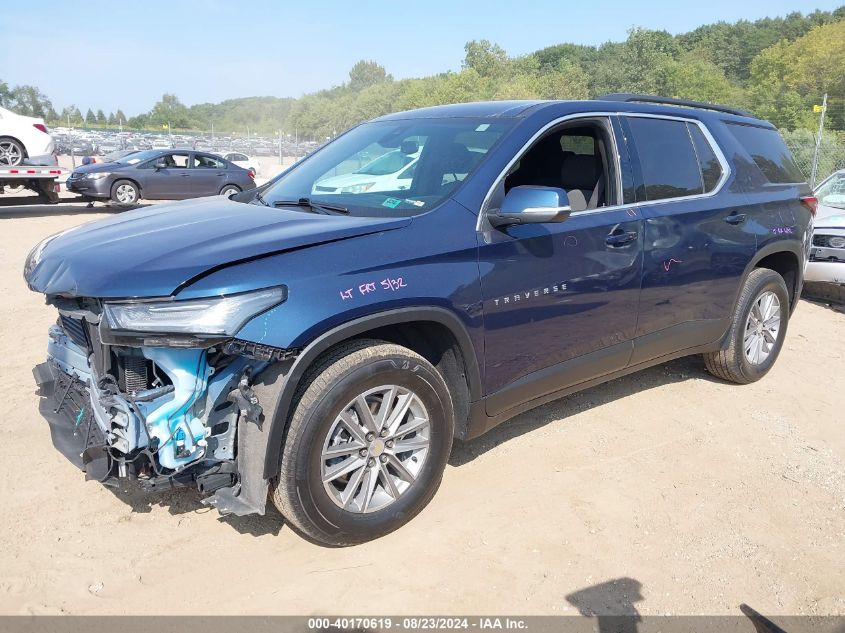 2022 Chevrolet Traverse Fwd Lt Cloth VIN: 1GNERGKW6NJ163170 Lot: 40170619