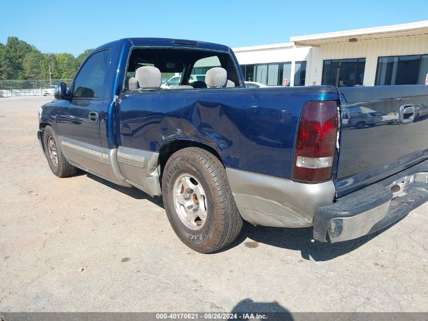 1999 Chevrolet Silverado 1500 Ls VIN: 1GCEC14V1XZ145563 Lot: 40170621