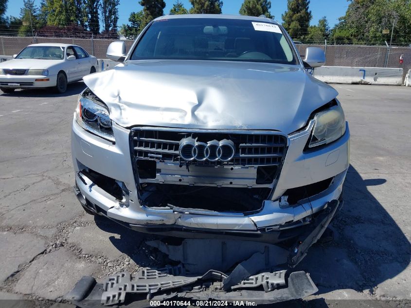 2007 Audi Q7 3.6 Premium VIN: WA1BY74L97D055848 Lot: 40170644