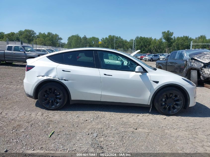 2021 Tesla Model Y Long Range Dual Motor All-Wheel Drive VIN: 5YJYGDEE5MF209302 Lot: 40170661