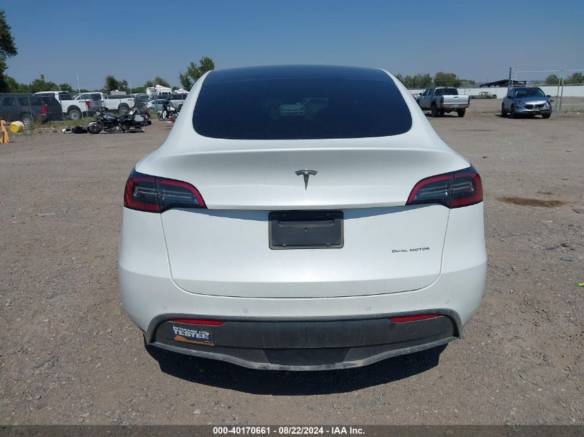 2021 Tesla Model Y Long Range Dual Motor All-Wheel Drive VIN: 5YJYGDEE5MF209302 Lot: 40170661