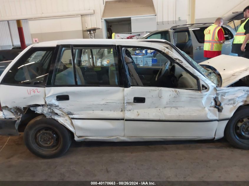 1993 Geo Metro VIN: 2C1MR6461P6777746 Lot: 40170663