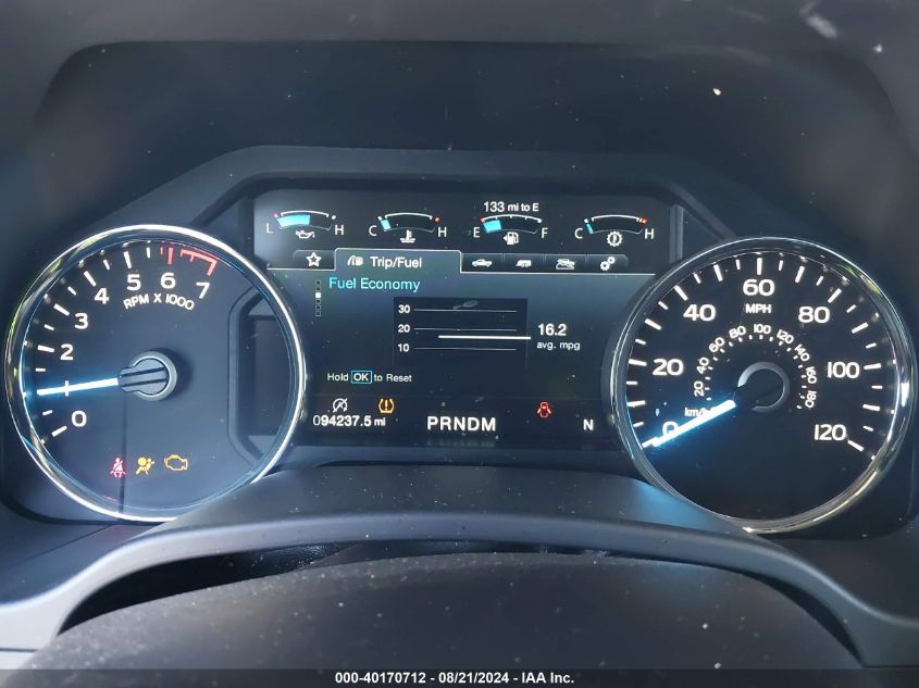 2019 Ford F-150 Lariat VIN: 1FTEW1E57KKD14251 Lot: 40170712