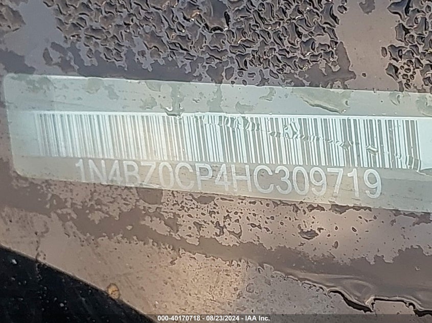 2017 NISSAN LEAF SL - 1N4BZ0CP4HC309719