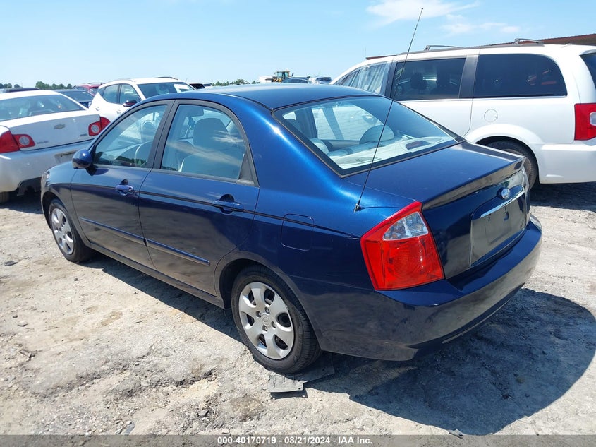 2006 Kia Spectra Ex/Lx/Sx VIN: KNAFE121165337924 Lot: 40170719