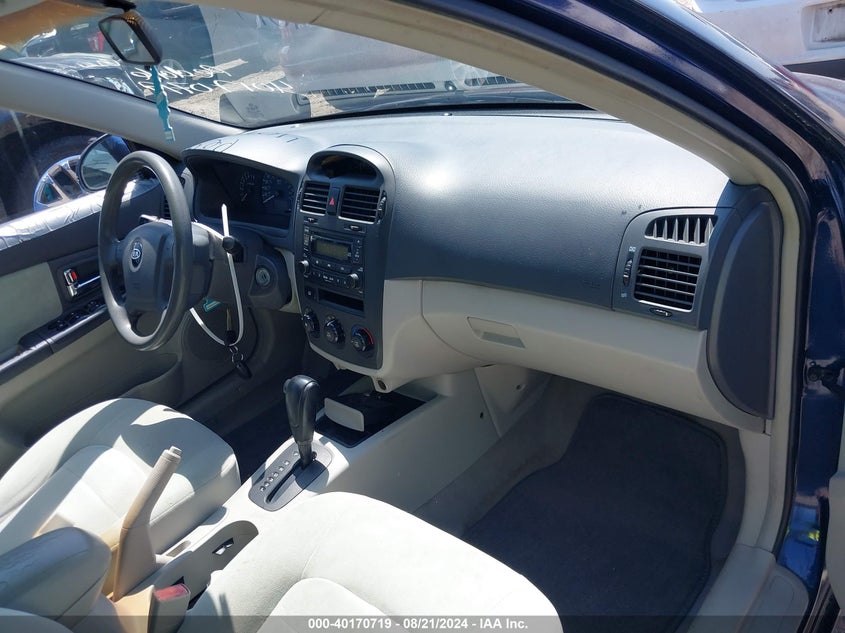 2006 Kia Spectra Ex/Lx/Sx VIN: KNAFE121165337924 Lot: 40170719