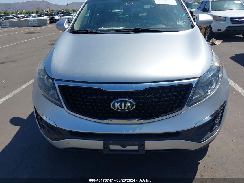 2016 Kia Sportage Lx VIN: KNDPBCACXG7879432 Lot: 40170747