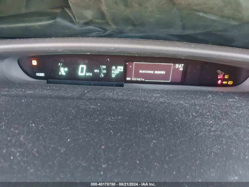 2015 Toyota Prius Two VIN: JTDKN3DU5F1965819 Lot: 40170750