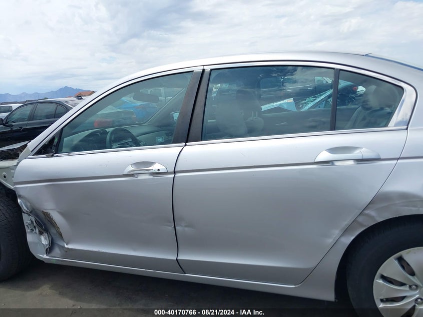 2010 Honda Accord 2.4 Lx VIN: 1HGCP2F35AA164587 Lot: 40170766