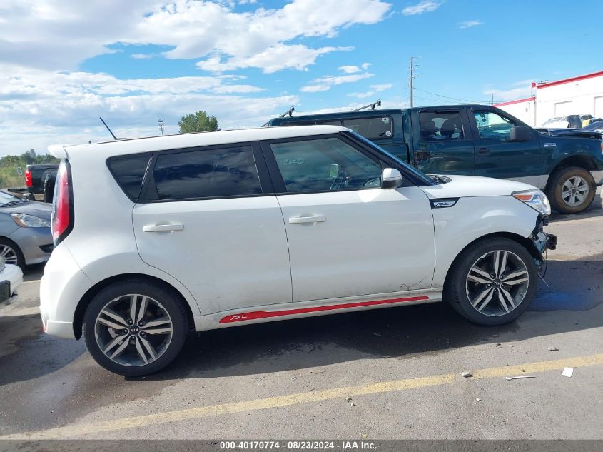 2014 Kia Soul + VIN: KNDJP3A55E7025826 Lot: 40170774